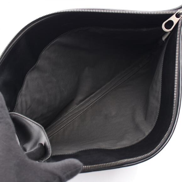 Bottega Veneta Intrecciato leather clutch bag black - Picture 3 of 9